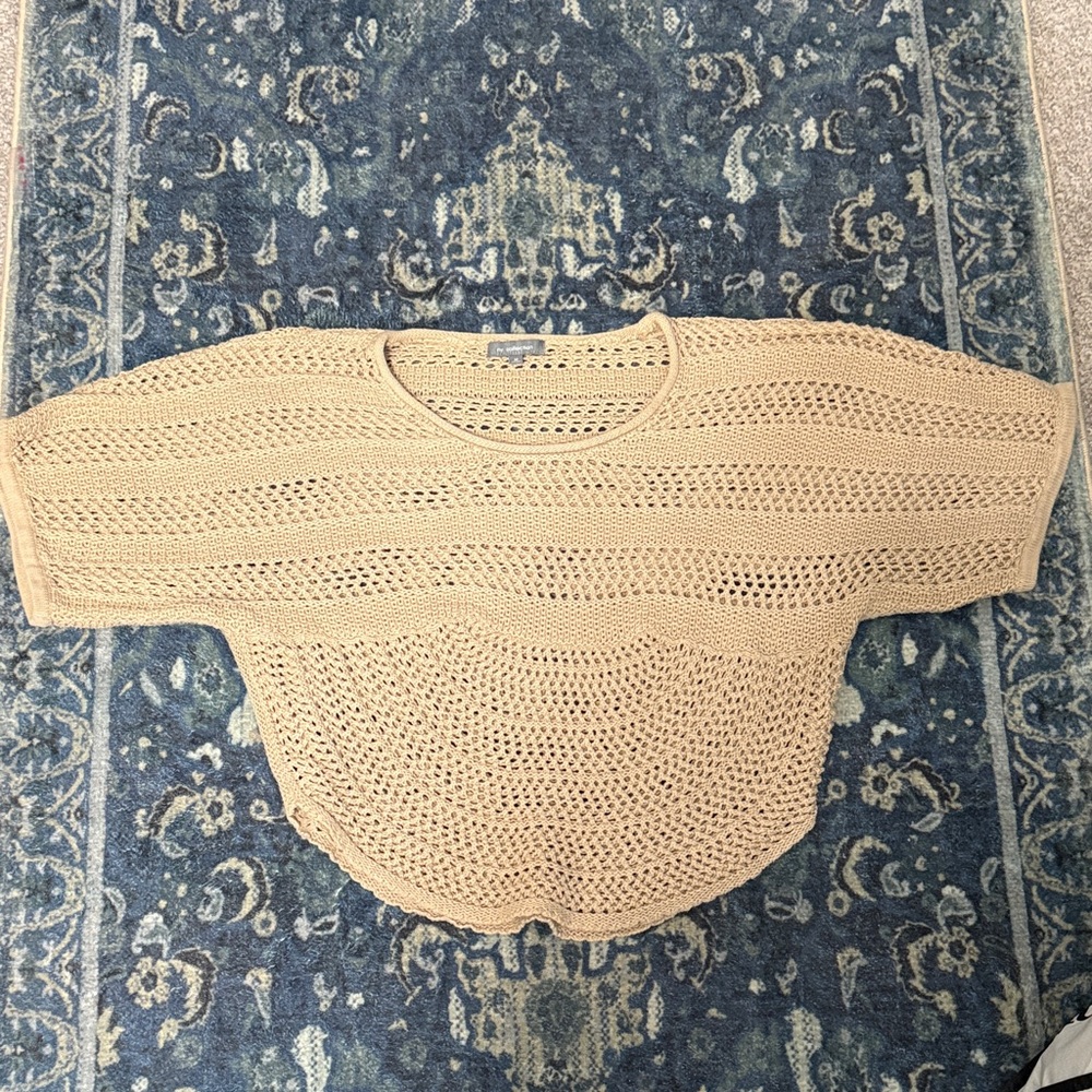 Chic Tan Knit shirt